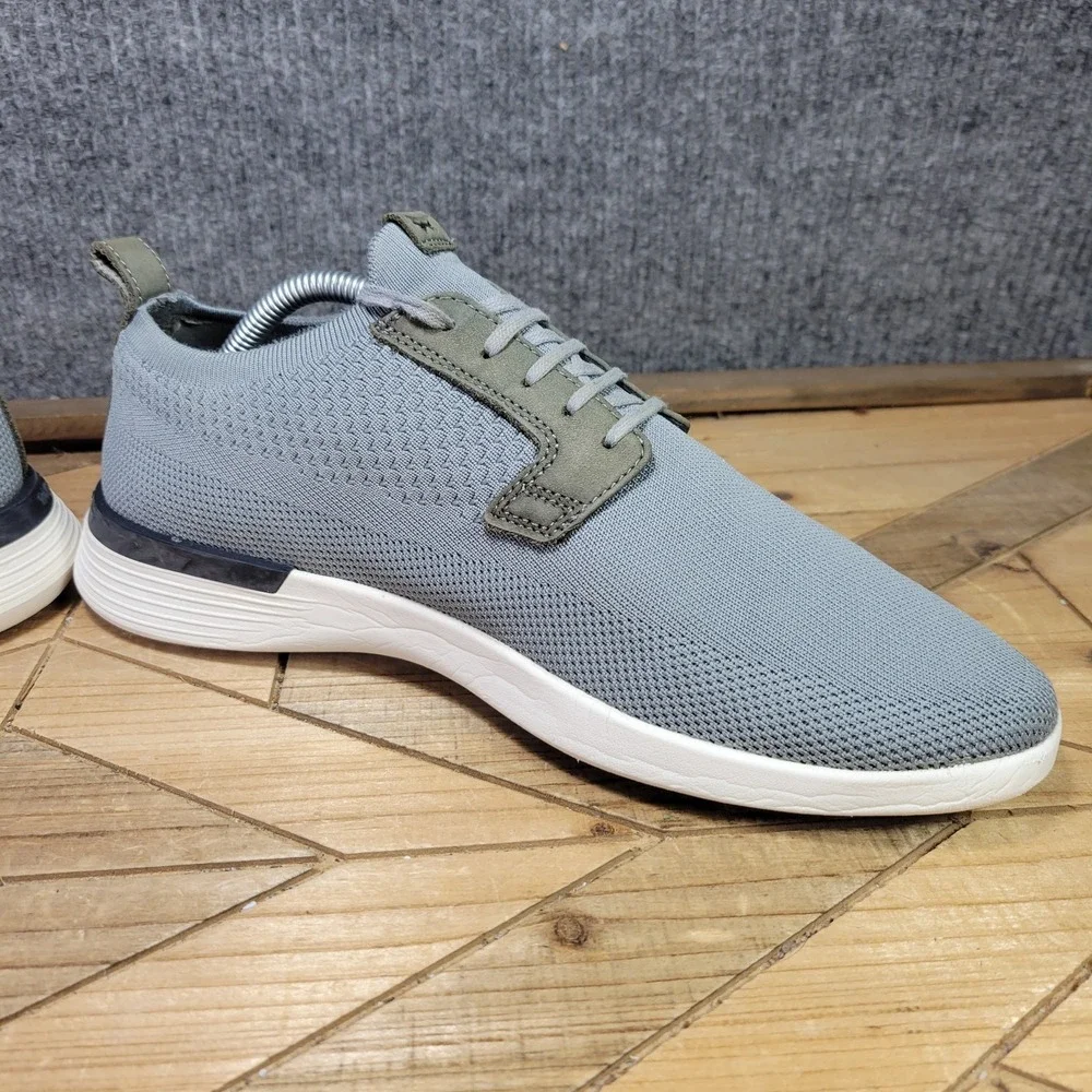 Wolf & Shepherd Swiftknit Derby Shoes Men's 11 Gray White Knit Comfort Sneakers